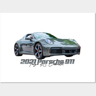 2021 Porsche 911 Targa 4S Coupe Posters and Art